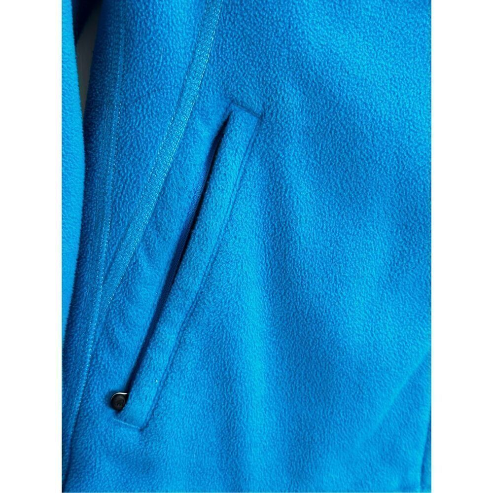 The North Face size M fleece turquoise jacket full zipper - Picture 4 of 12